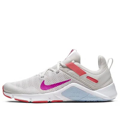 Nike (wmns)  Legend Essential 'vast Grey Fire Pink' In Gray