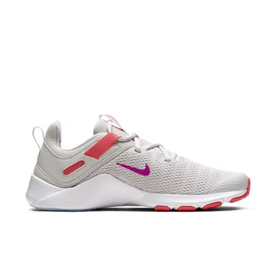 Nike (wmns)  Legend Essential 'vast Grey Fire Pink' In Gray