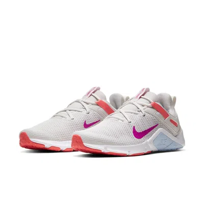 Nike (wmns)  Legend Essential 'vast Grey Fire Pink' In Gray