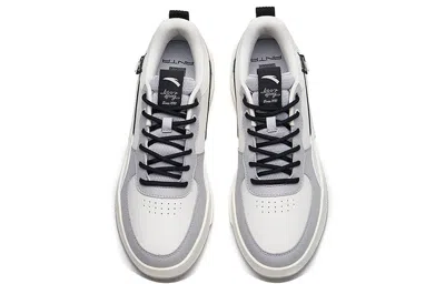 Anta Skateboarding Shoes 'white Black Grey' In Gray