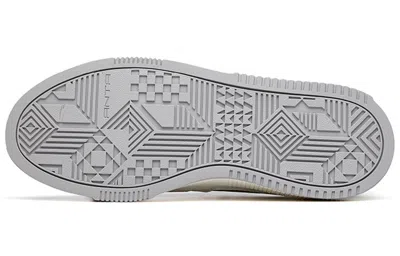 Anta Skateboarding Shoes 'white Black Grey' In Gray