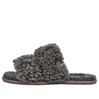 Ugg (wmns)  Maxi Curly Scuffetta 'grey' In Gray