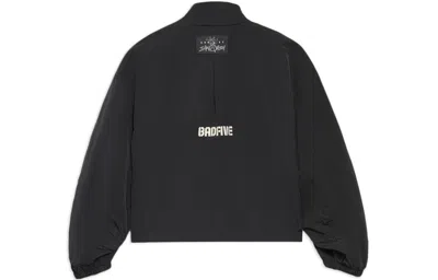 Li-ning Badfive Casual Stand Collar Loose Printing Jacket 'black'
