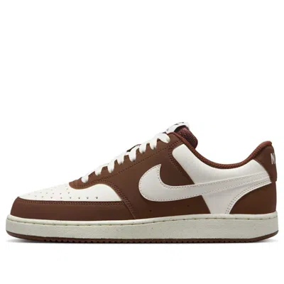 Nike Court Vision Low Womens Sneakers In Brown