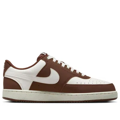 Nike Court Vision Low Womens Sneakers In Brown