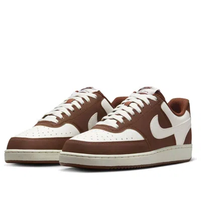 Nike Court Vision Low Womens Sneakers In Brown