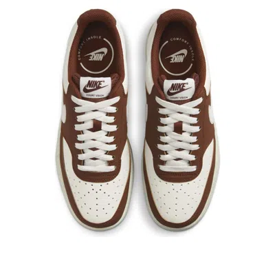 Nike Court Vision Low Womens Sneakers In Brown
