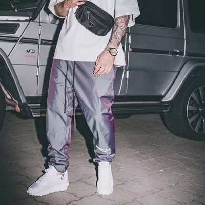 Essentials Fear Of God  Ss20 Track Pants Iridescent In Black