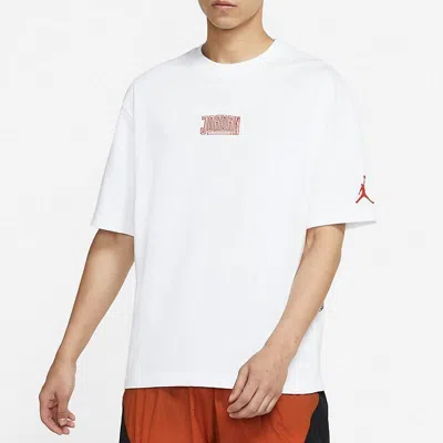 Air Jordan As Jdn Jumpman Gfx Ss Tee 'white'