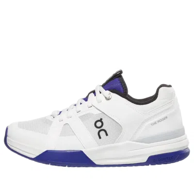 On The Roger Clubhouse Pro "white/royal" Sneakers In White