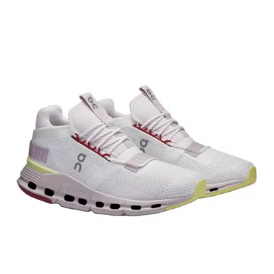 On Running Cloudnova Shoes In White