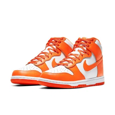 Nike Dunk High Sneakers In Orange
