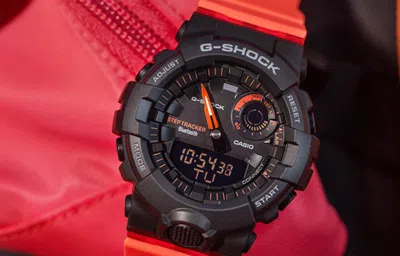 Casio G-shock Analog-digital 'black Orange'