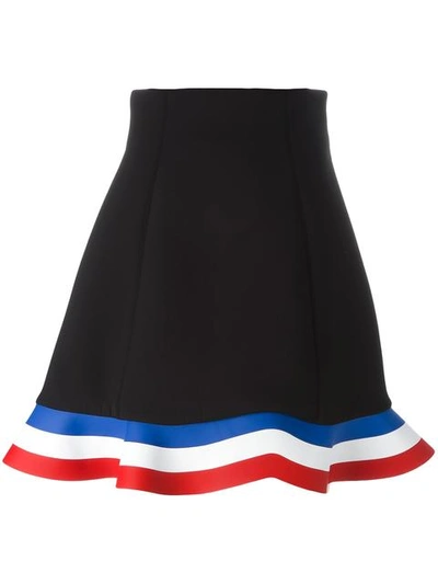 Jw Anderson Women's Orbit Peplum Mini Skirt In Black