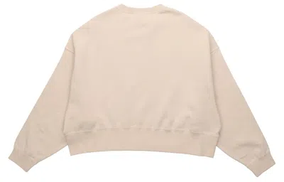 Nike (wmns)  Sportswear Essential Fleece Crew 'beige' In Pink