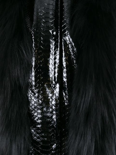 Shop Giambattista Valli Textured Zip Up Gilet In Black