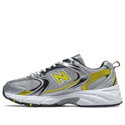 New Balance 530 D Wide Grey/yellow In Gray