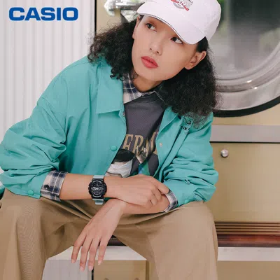 Casio G-shock Analog-digital 'blue' In Black