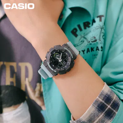 Casio G-shock Analog-digital 'blue' In Black