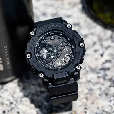 Casio G-shock Analog-digital 'black' In Blue