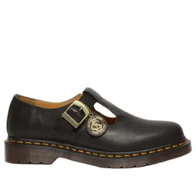 Dr. Martens Herren T-bar Regency Leder Mary Jane Schuhe In Schwarz