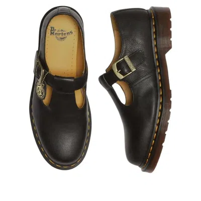Dr. Martens Herren T-bar Regency Leder Mary Jane Schuhe In Schwarz