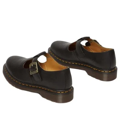 Dr. Martens Herren T-bar Regency Leder Mary Jane Schuhe In Schwarz