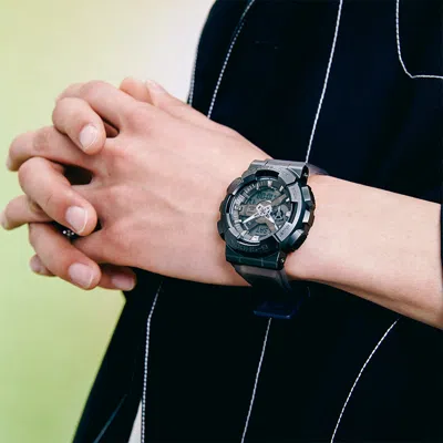 Casio G-shock Analog-digital 'black' In Gray