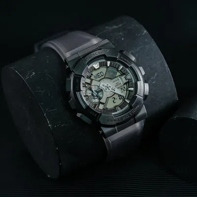 Casio G-shock Analog-digital 'black' In Gray