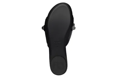 Balenciaga 10mm Cagole Leather Sandals In Black