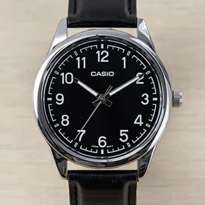 Casio Men's  Dress Series Minimalistic Retro Small Business Numeric Watch Mens Black Analog