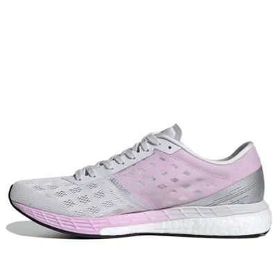 Adidas Originals (wmns) Adidas Adizero Boston 9 'dash Grey Clear Lilac' In Gray