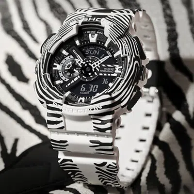 Casio G-shock Analog-digital 'white' In Metallic
