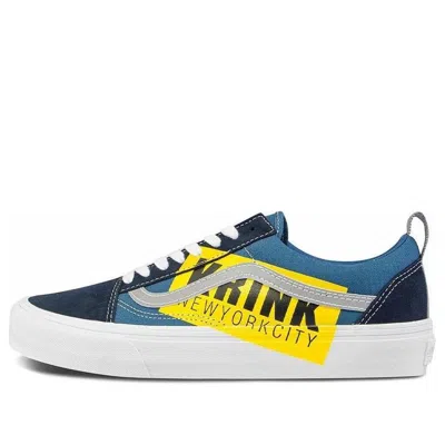 Vans Krink X Vault Old Skool Vlt Lx 'medium Blue' In Multi