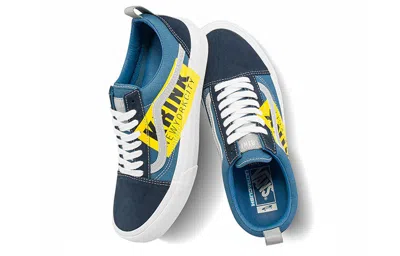 Vans Krink X Vault Old Skool Vlt Lx 'medium Blue' In Multi