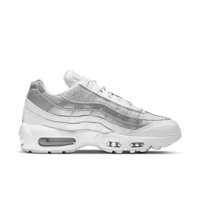 Nike (wmns)  Air Max 95 'white Metallic Silver' In Multi