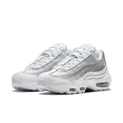 Nike (wmns)  Air Max 95 'white Metallic Silver' In Multi