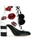 GEDEBE 'Caroline' ankle boots,POLYESTER100%