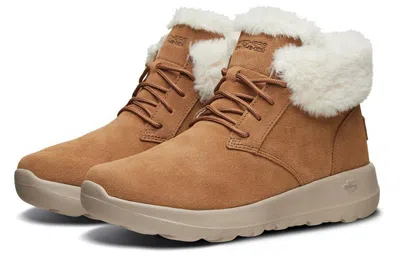 Skechers (wmns)  On-the-go Joy Lush Chukka Boots 'brown'
