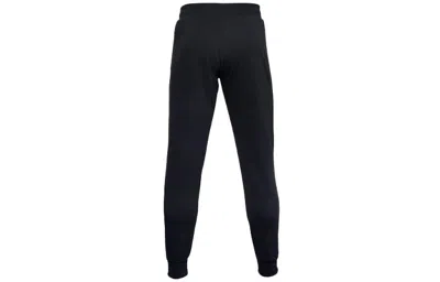 Under Armour Rival Wordmark Jogger Fleece Pants 'black' In Blue