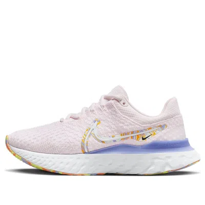 Nike (wmns)  React Infinity Run Flyknit 3 Premium 'light Soft Pink Marble' In Multi