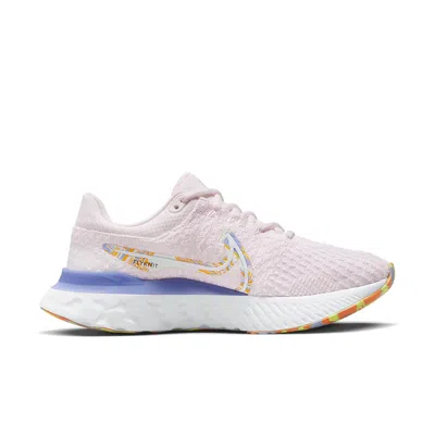 Nike (wmns)  React Infinity Run Flyknit 3 Premium 'light Soft Pink Marble' In Multi