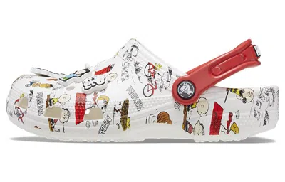 Crocs Peanuts Clog Rubber Sandals In White