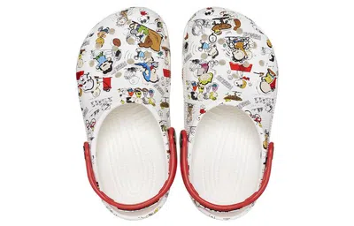 Crocs Peanuts Clog Rubber Sandals In White