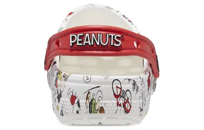 Crocs Peanuts Clog Rubber Sandals In White