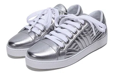Prada (wmns)  Leather Sneakers 'silver'