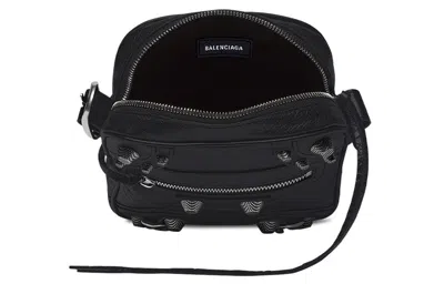 Balenciaga Black Leather Le Cagole Men Crossbody Bag