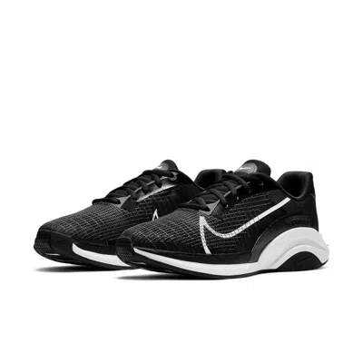 Nike Zoomx Superrep Surge Womens Mesh Gym Running Shoes In Black