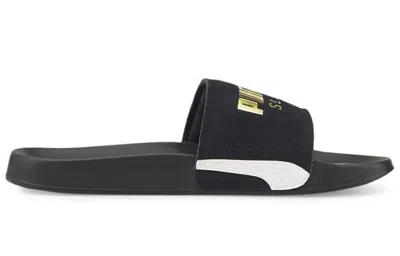 Puma Leadcat 2.0 Suede Classic Slide 'black' In Multi