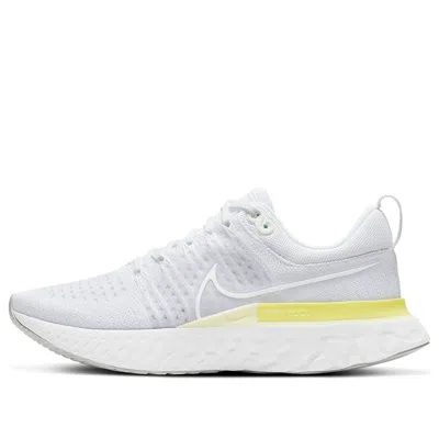 Nike (wmns)  React Infinity Run Flyknit 2 'white Light Citron' In Multi
